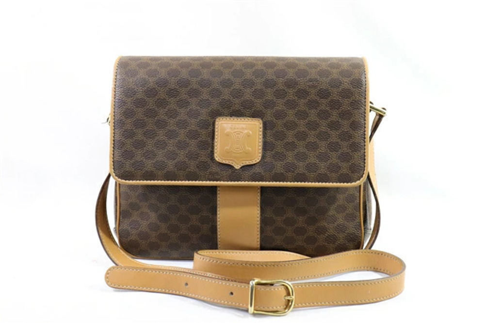 Celine bag shoulder Macadam canvas